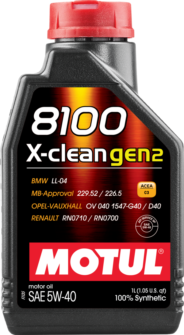 MOTUL 8100 X-Clean Gen2 5W-40