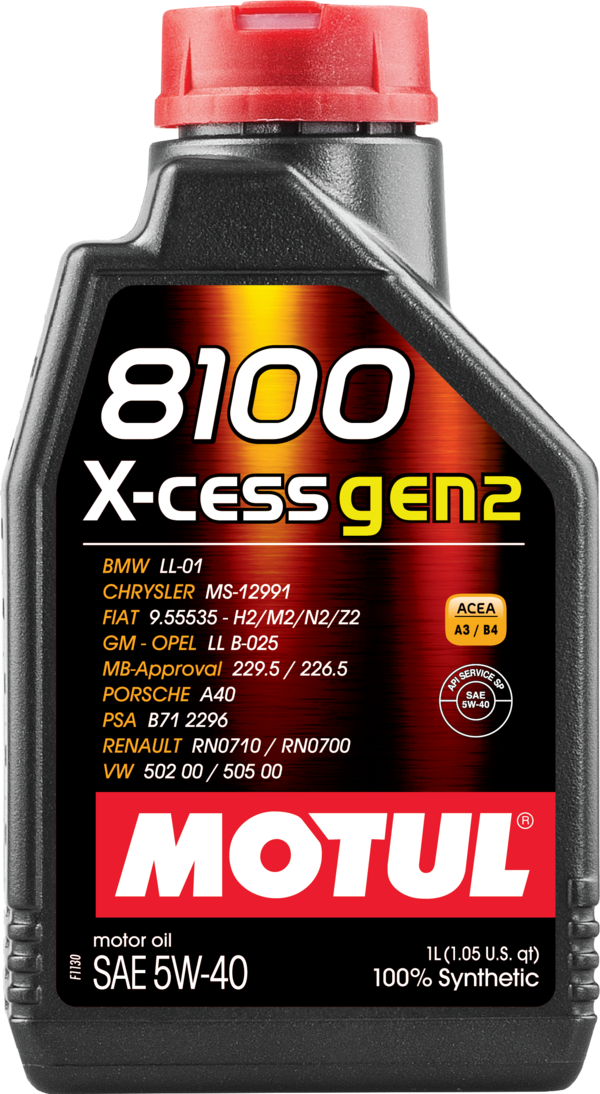 MOTUL 8100 X-Cess Gen2 5W-40